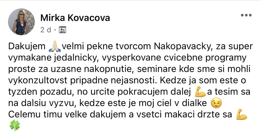 Komentár z komunity Zanzisan na Facebooku (2)