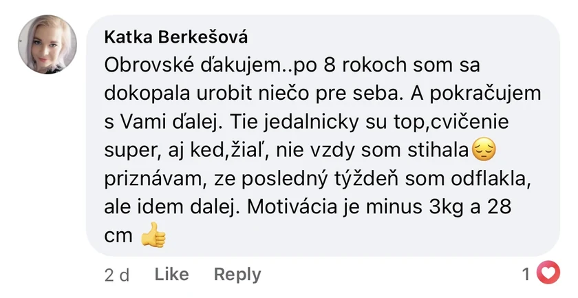 Komentár z komunity Zanzisan na Facebooku (3)