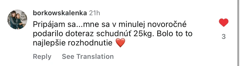 Komentár z komunity Zanzisan na Facebooku (2)