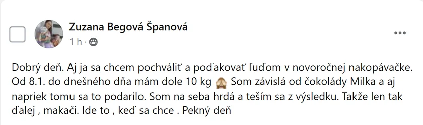 Komentár z komunity Zanzisan na Facebooku (3)