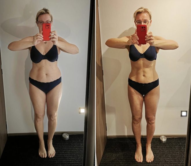 Premena – Petra pred a po, mínus 8,5 kg