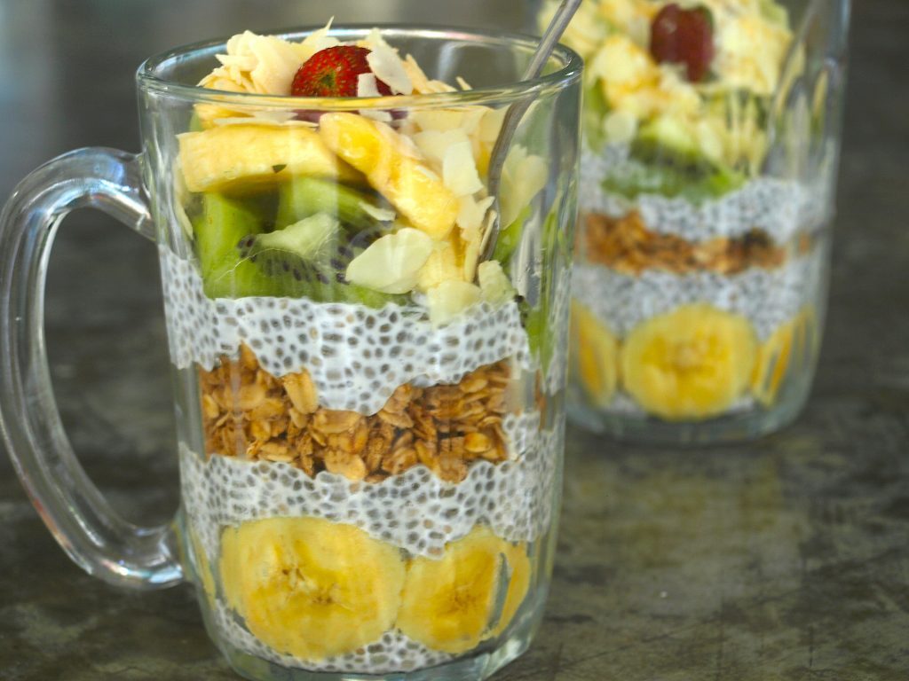 Chia puding recepty, Chia puding recepty 4x inak