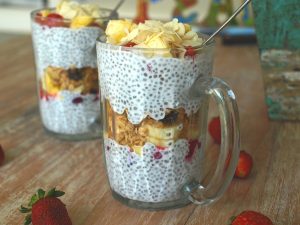 Chia puding recepty, Chia puding recepty 4x inak