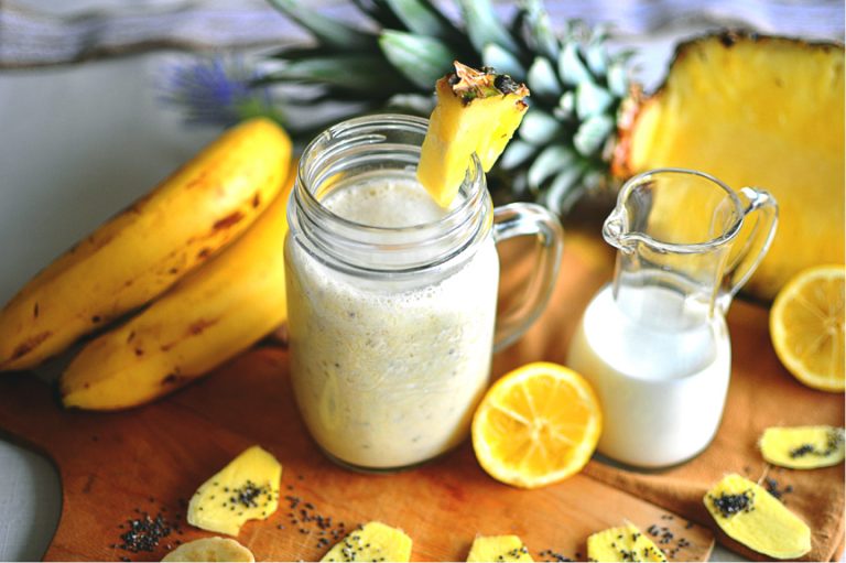 Ananasove smoothie na posilnenie imunity