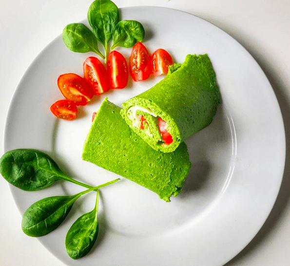 špenátové palacinky