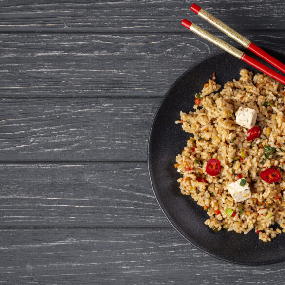 s&oacute;jov&eacute; tofu s ryžou, S&oacute;jov&eacute; tofu s ryžou – chuť in&scaron;pirovan&aacute; Thajskom