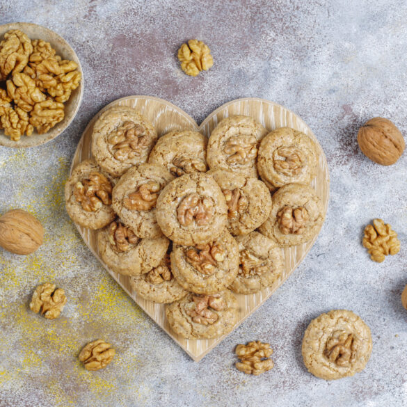 bezlepkov&eacute; cookies, Bezlepkov&eacute; cookies s ara&scaron;idov&yacute;m maslom