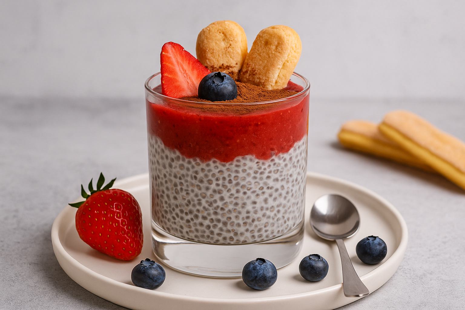 chia ovocné tiramisu, Chia ovocné tiramisu: sladké pokušenie bez výčitiek